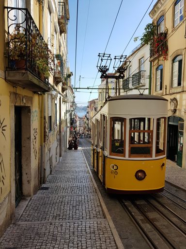Straßenbahnlinie 28 in Lissabon 